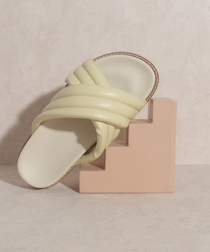 Grace - Puffed Strap Slide