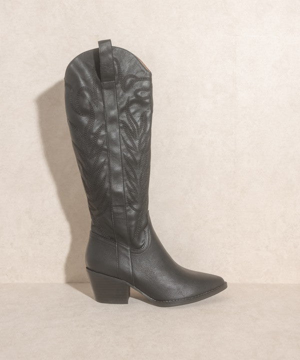 Samara - Embroidered Tall Boot