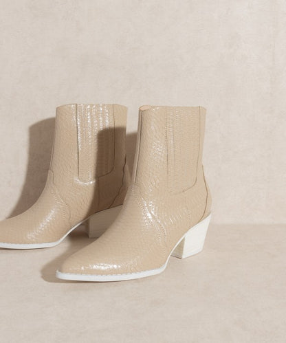 Dawn - Paneled Western Bootie