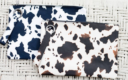 Cow Print Oversized Everyday Clutch