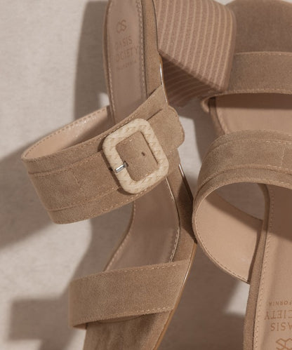 Nicole - Buckle Block Heel