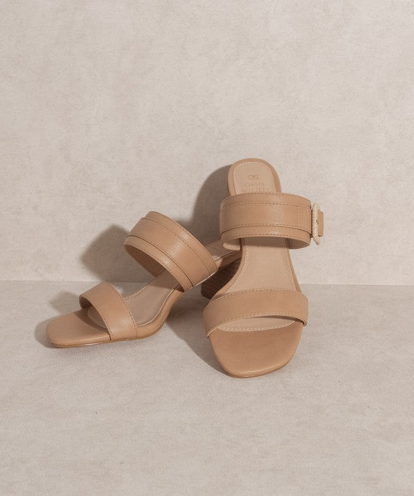 Nicole - Buckle Block Heel