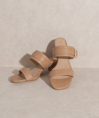 Nicole - Buckle Block Heel