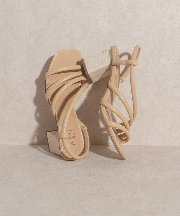 Ashley - Wooden Heel Sandal