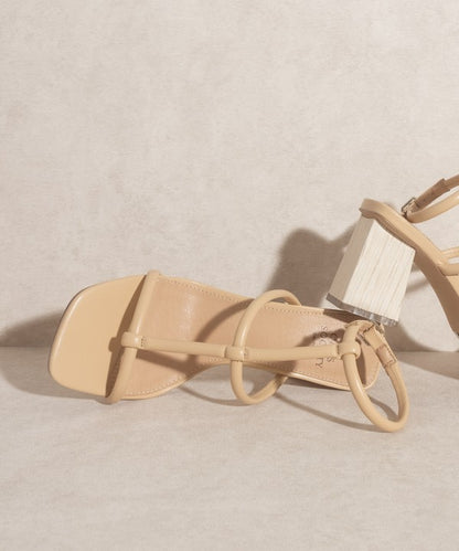 Sofia - Wooden Heel Sandals