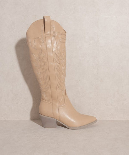 Samara - Embroidered Tall Boot