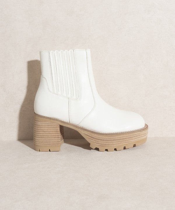 Aubrey - Platform Paneled Boots