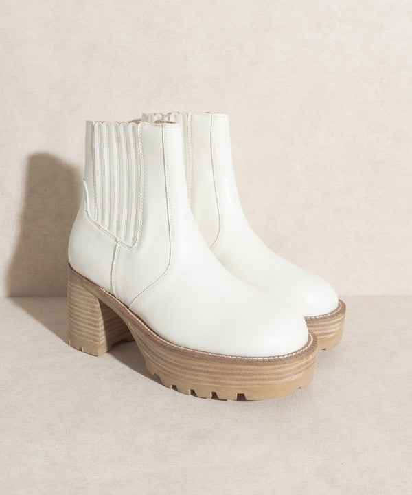 Aubrey - Platform Paneled Boots