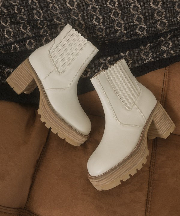 Aubrey - Platform Paneled Boots