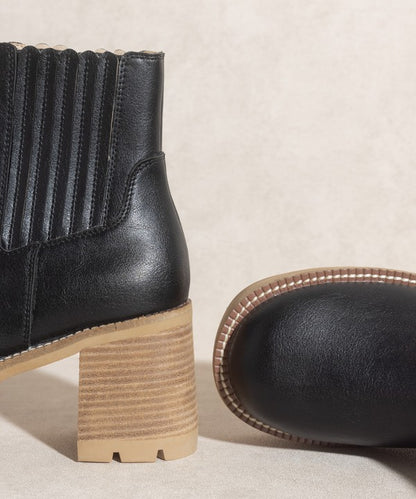 Aubrey - Platform Paneled Boots