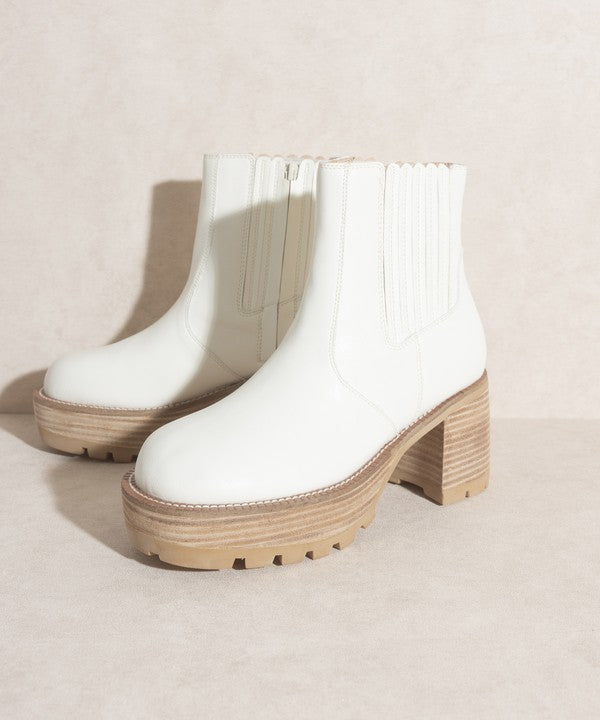 Aubrey - Platform Paneled Boots