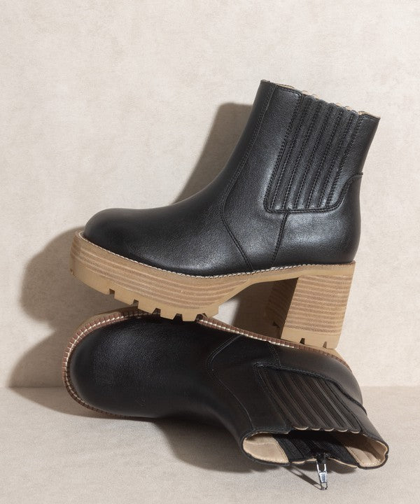 Aubrey - Platform Paneled Boots