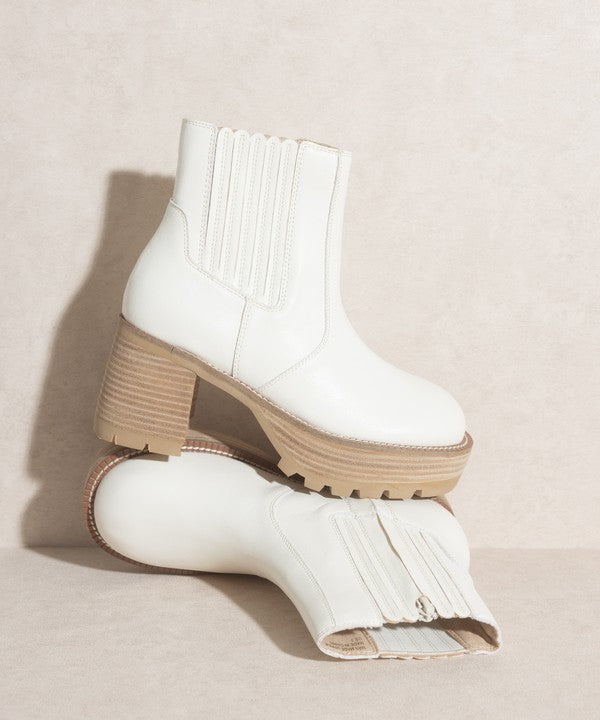 Aubrey - Platform Paneled Boots