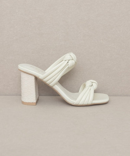 Raquel - Strappy Knot Heel