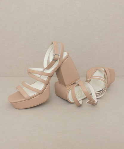 Talia - Strappy platform heel