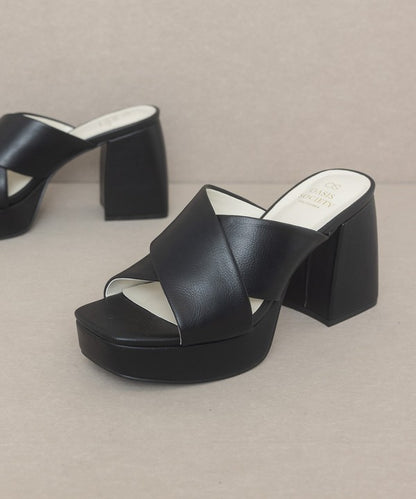 Carmen - Chunky Platform Mule Heel