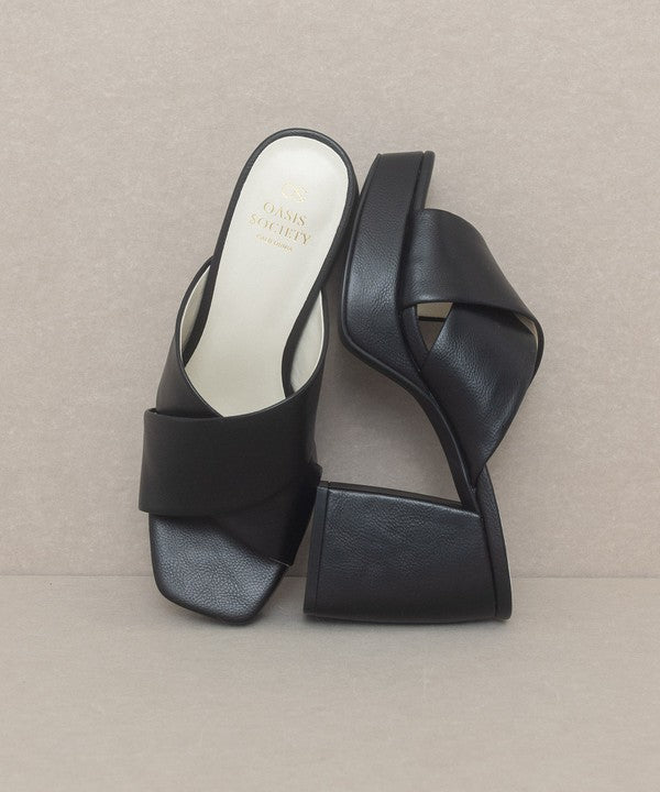 Carmen - Chunky Platform Mule Heel