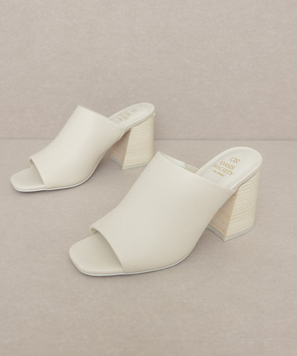 Kathleen - Block Heel Slides