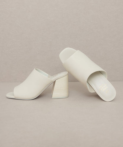 Kathleen - Block Heel Slides