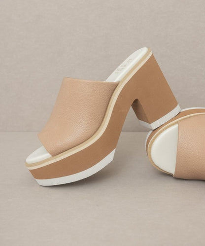 OaMaren - Layered Platform Heel Slides