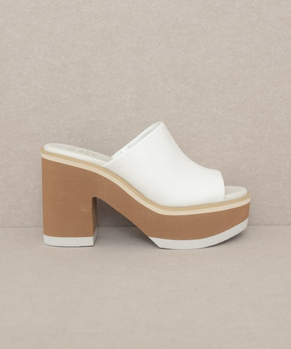 OaMaren - Layered Platform Heel Slides