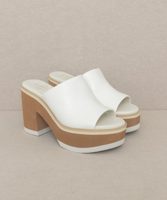 OaMaren - Layered Platform Heel Slides