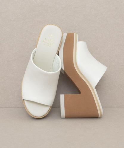 OaMaren - Layered Platform Heel Slides