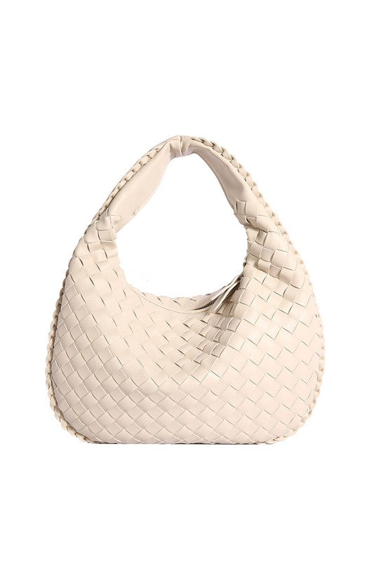 Paige Woven Handbag