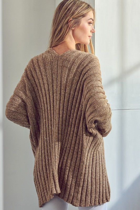 Midnight Cozy Chunky Knit Cardigan