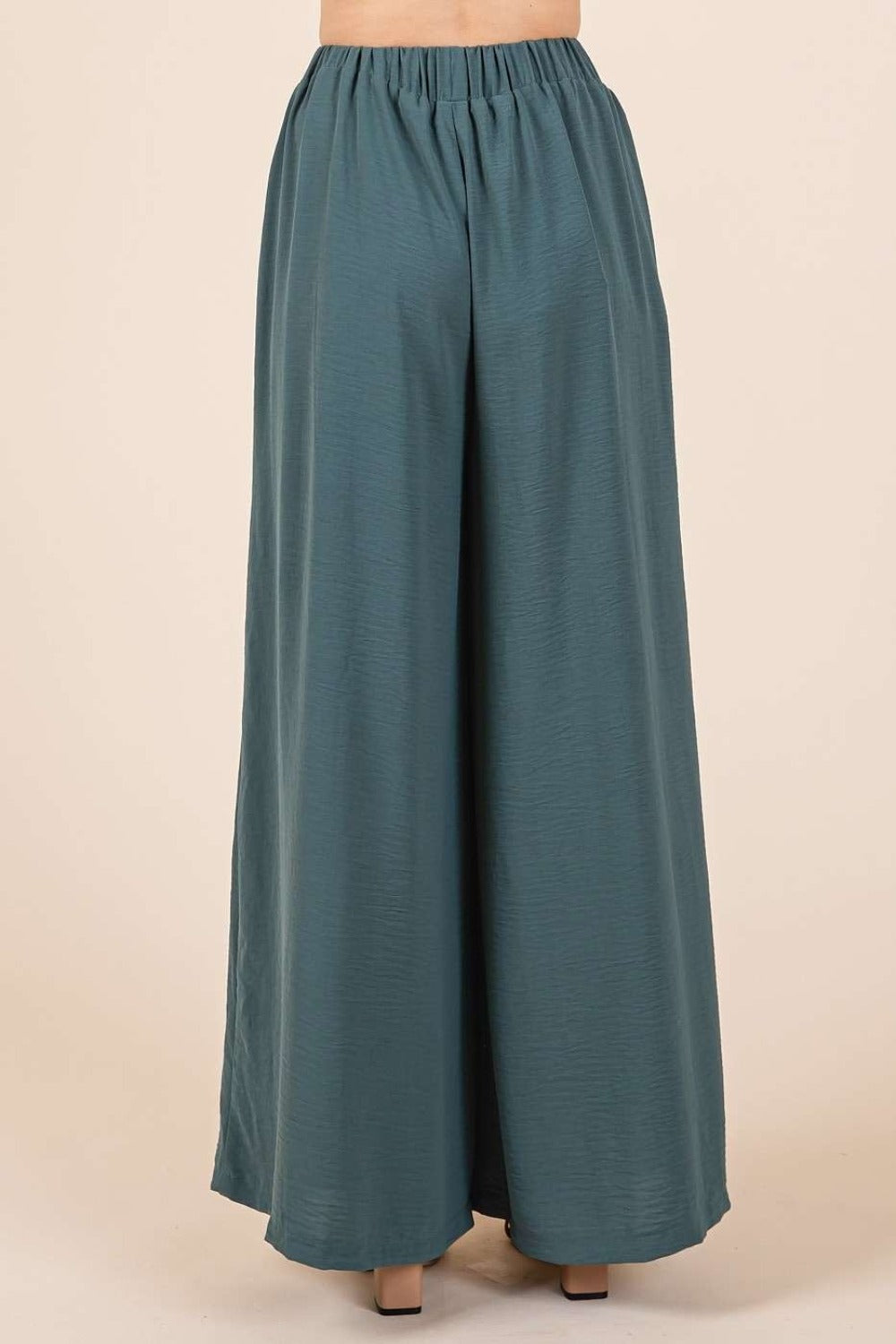 Pleated Wide Leg Pants