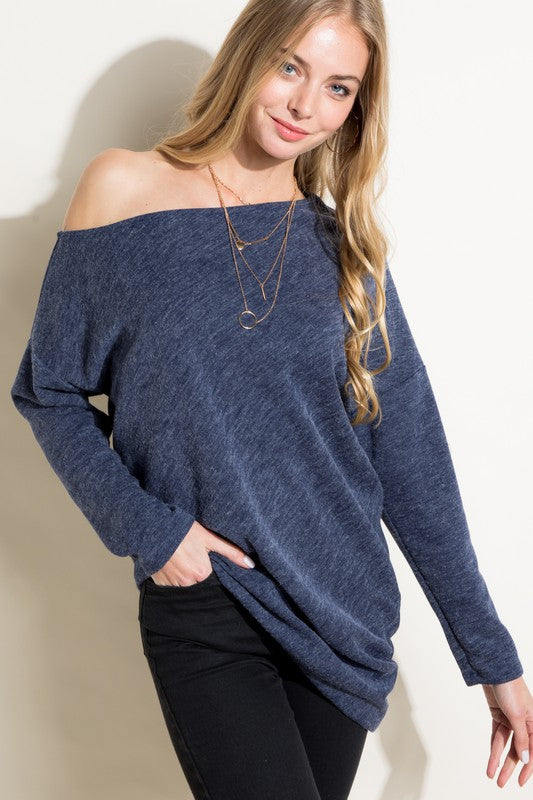 Day-to-Night One Shoulder Knit Top