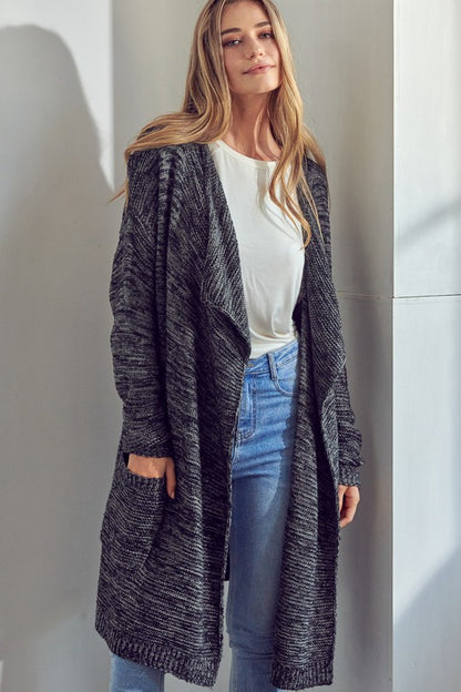 Evening Chill Chunky Waterfall Cardigan