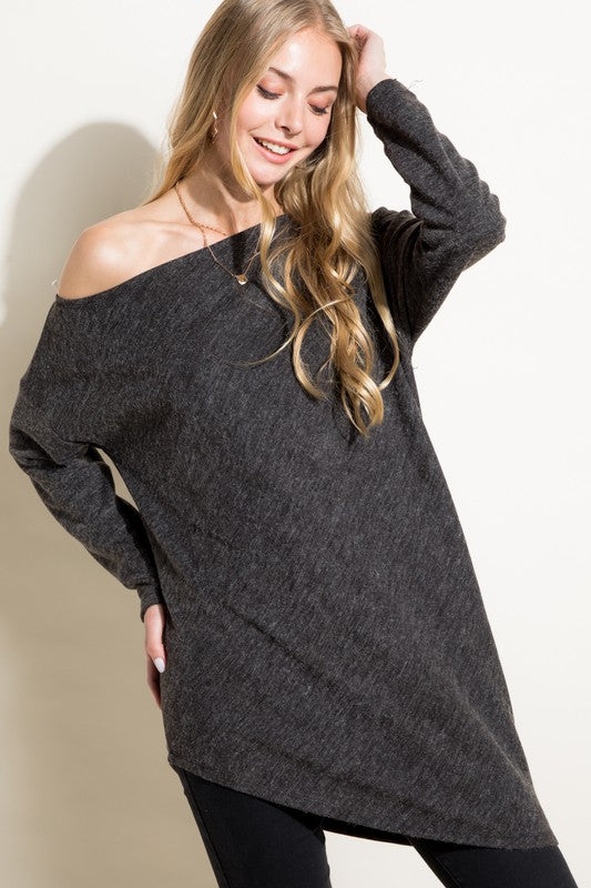 Day-to-Night One Shoulder Knit Top