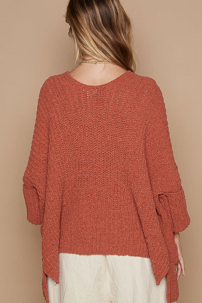 Open Front Cardigan with Pockets