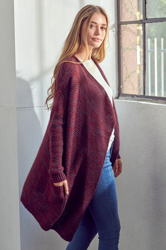 Evening Chill Chunky Waterfall Cardigan