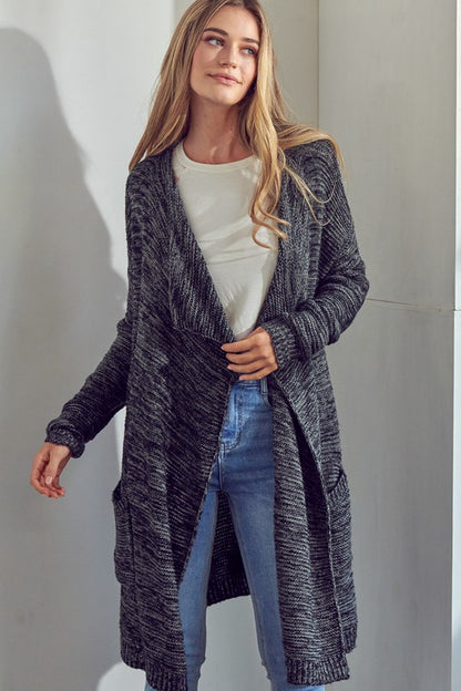 Evening Chill Chunky Waterfall Cardigan