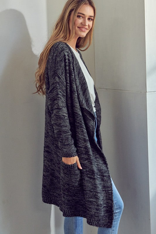 Evening Chill Chunky Waterfall Cardigan