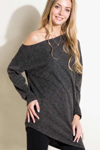 Day-to-Night One Shoulder Knit Top